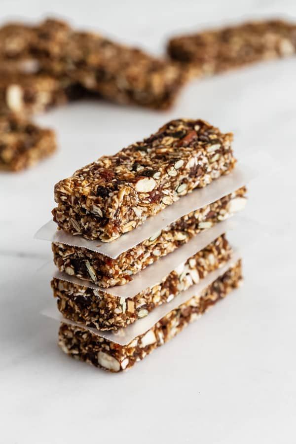 No-Bake Nut & Seed Granola Bars