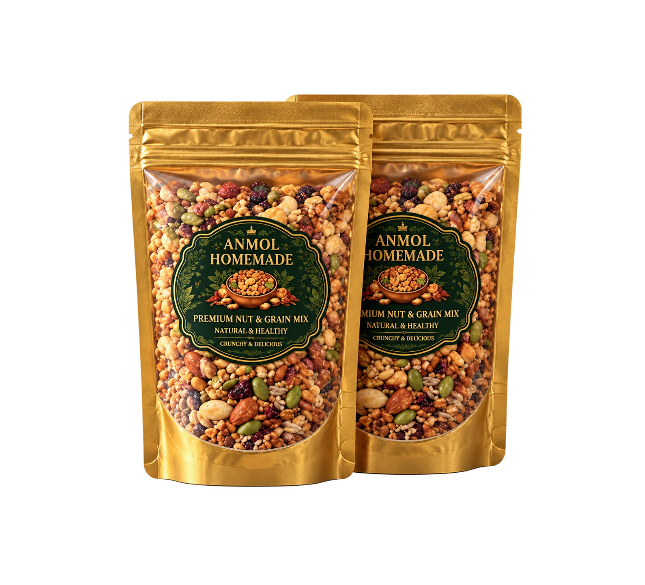 Premium Nut & Grain Mix - Pack of 2